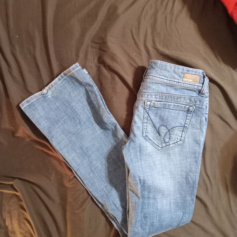 Refuge Light Blue Flare Jeans